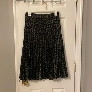 Banana Republic Accordion Pleat Midi Skirt